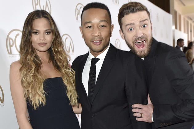 Justin Timberlake, copain gênant aux côtés de John Legend et Chrissy Teigen