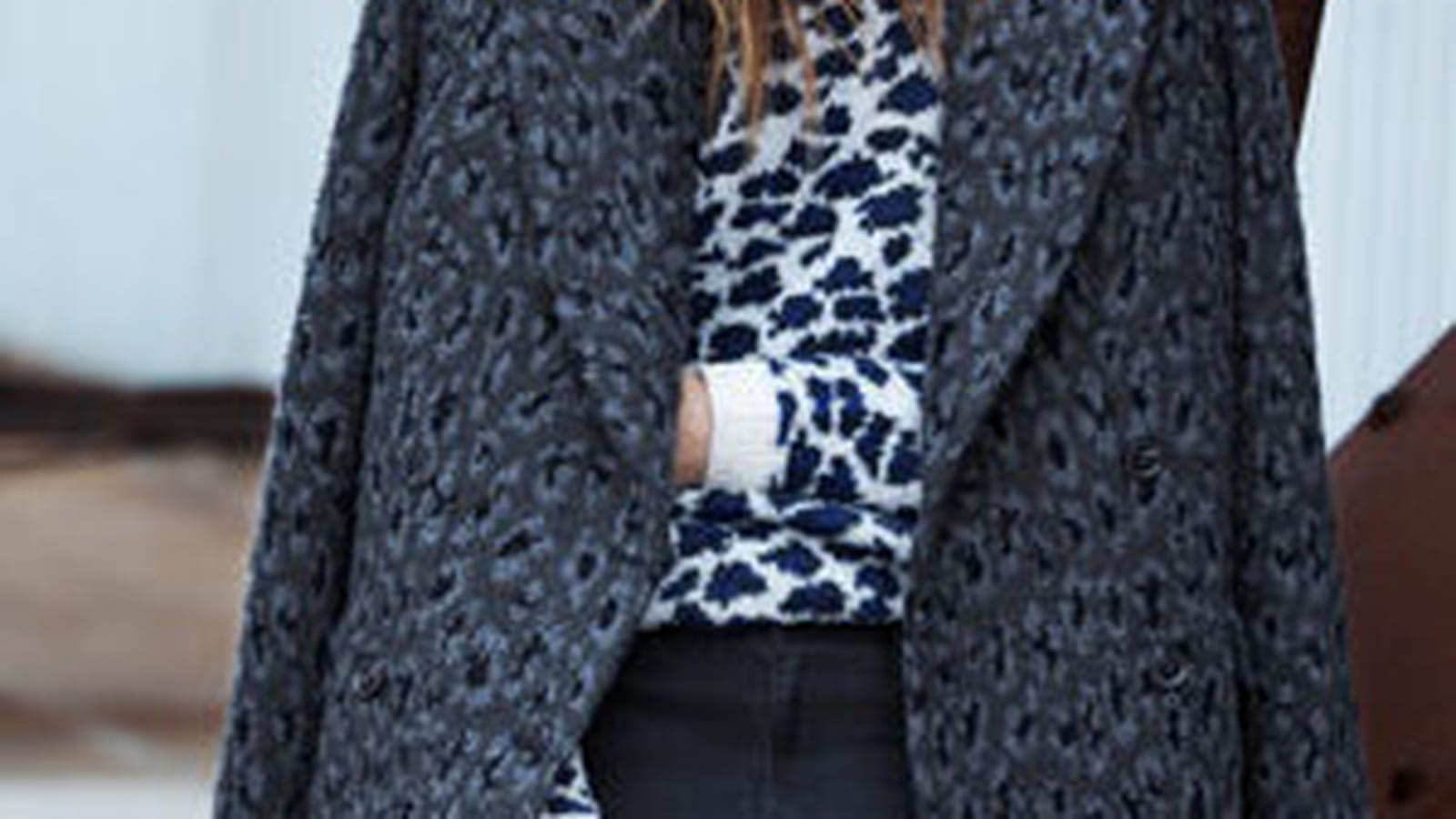 Manteau léopard de Mango