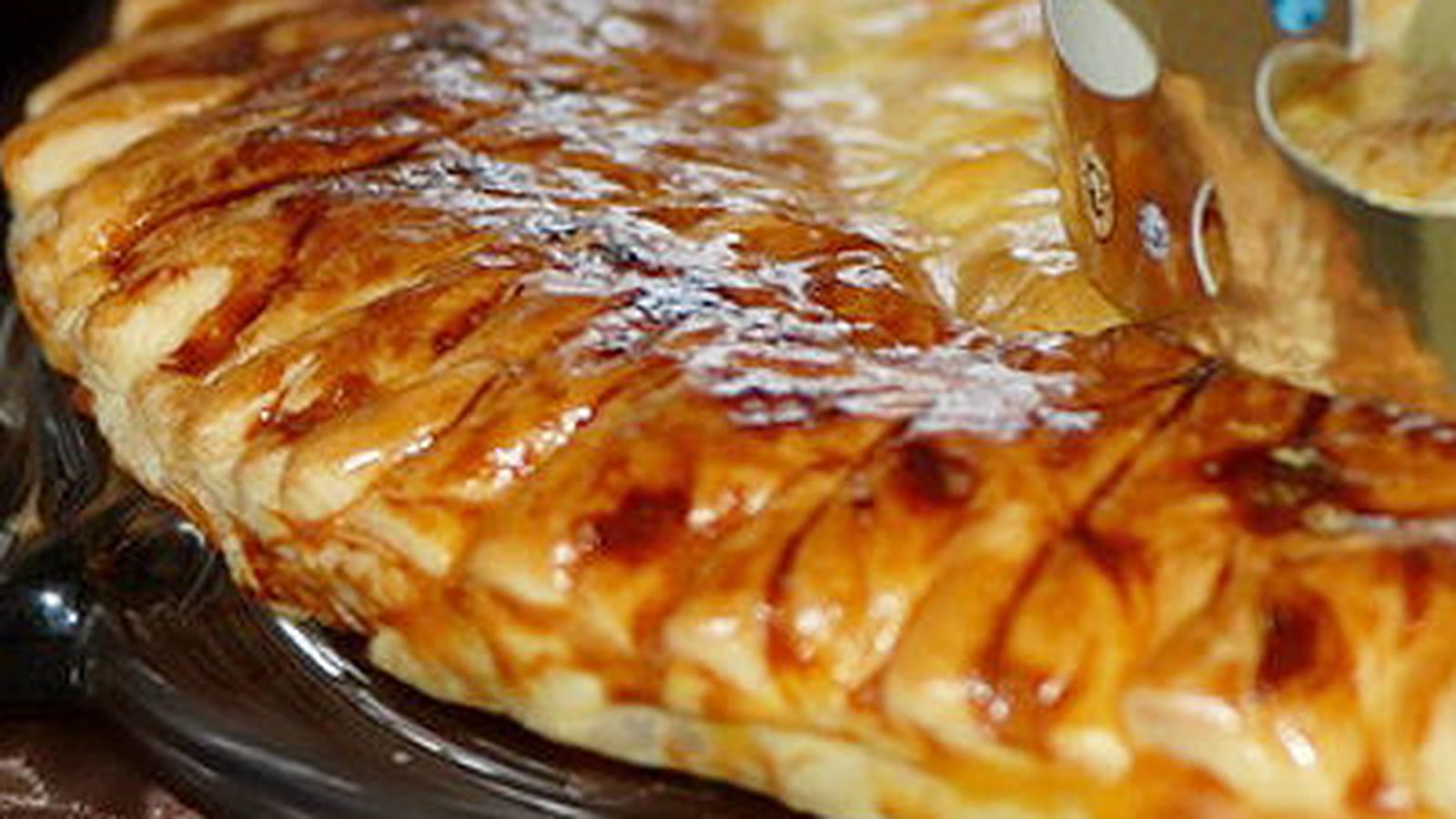 Galette poires, spéculoos noix de coco