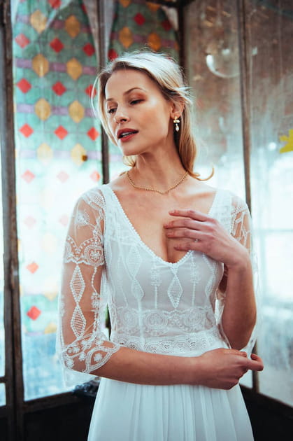 Robe de mari&eacute;e La vie en rose, Elsa Gary 2022