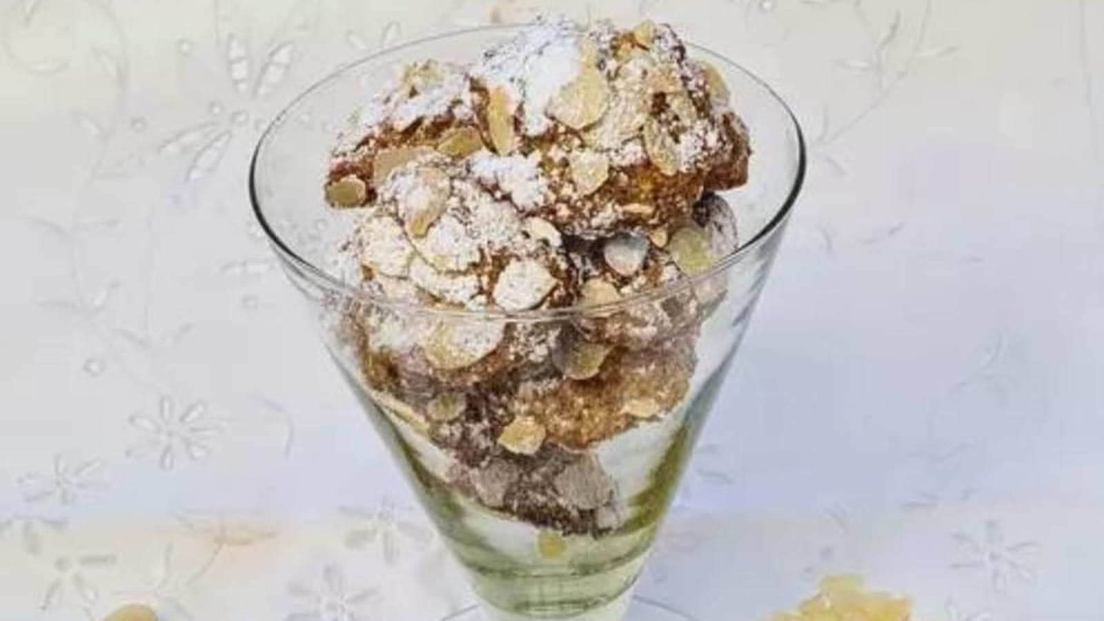 Amaretti aux amandes effilées