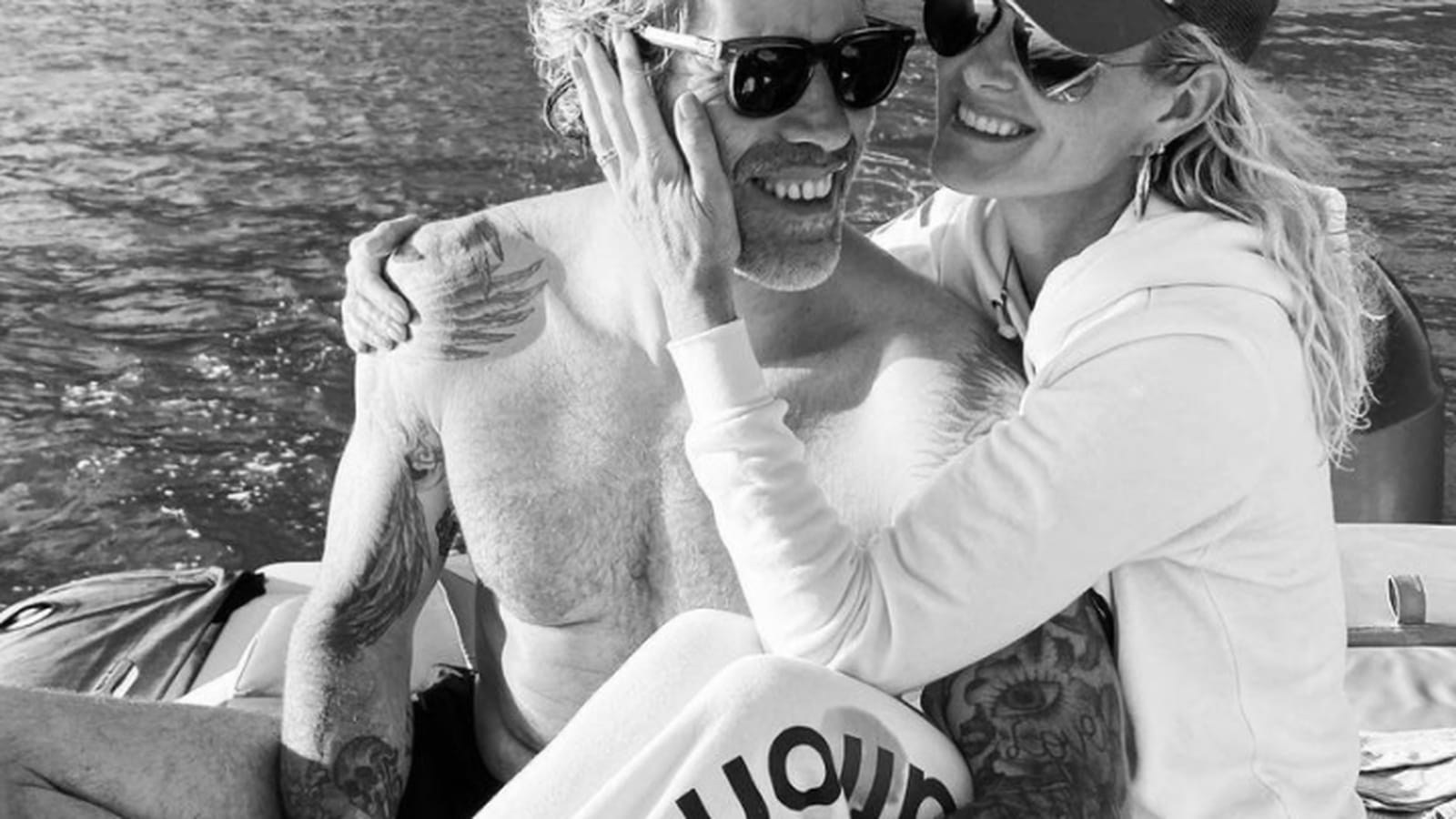Jalil Lespert et Laeticia Hallyday