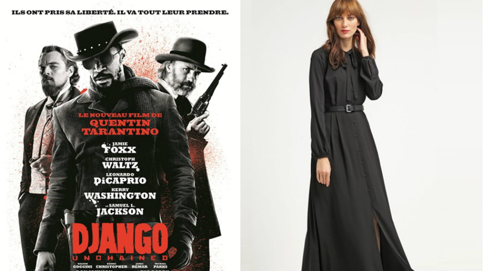 Robe dans "Django Unchained"