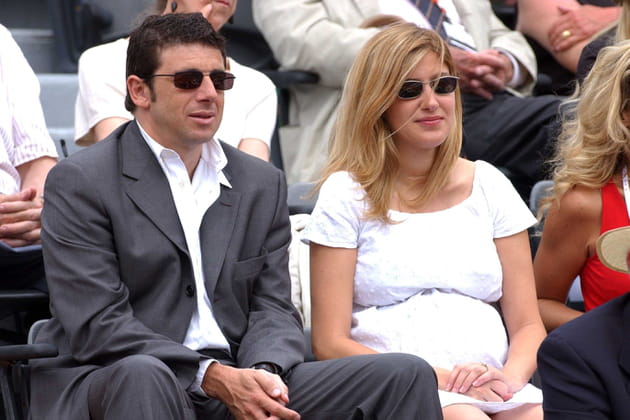 Patrick Bruel et Amanda Sthers, enceinte de leur 1er enfant en 2003