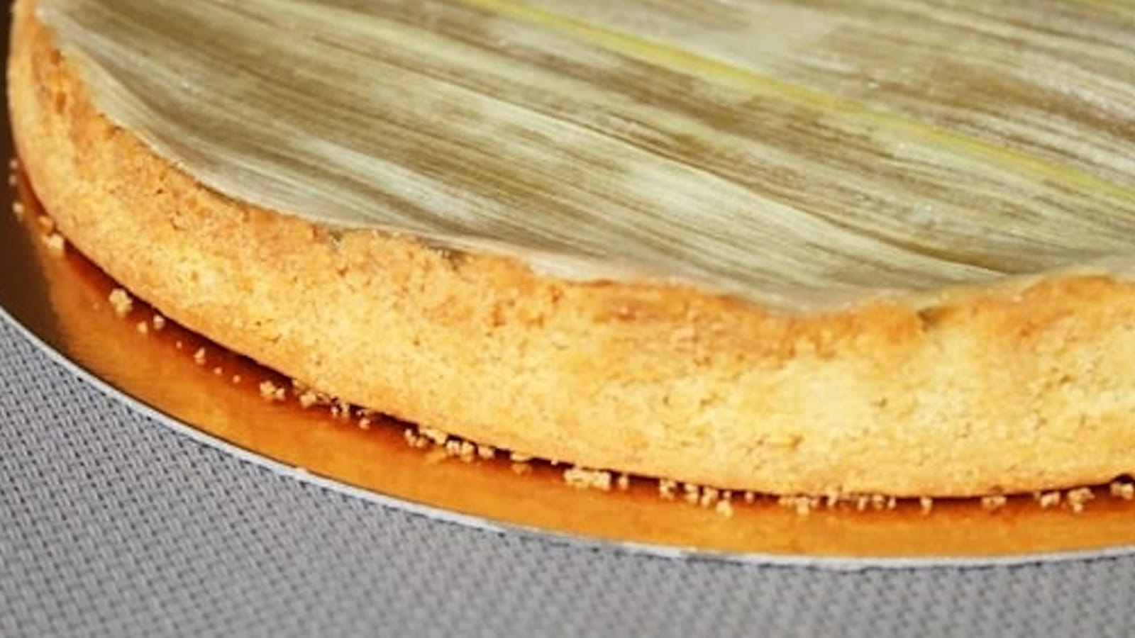 Tarte à la rhubarbe de Philippe Conticini
