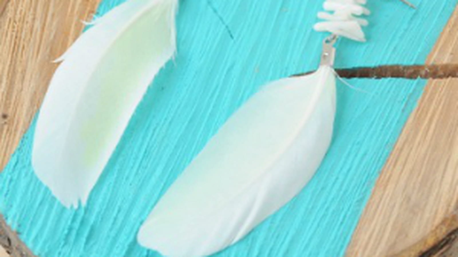 Boucles d'oreilles Stone Paper Feather