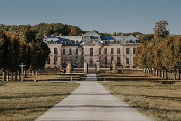 L'entr&eacute;e du&nbsp;Ch&acirc;teau de Vaux