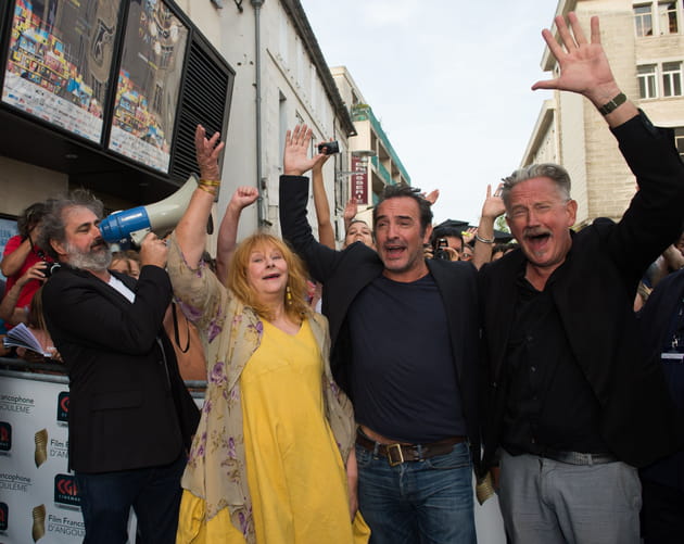 Avec Gustave Kervern, Yolande Moreau et Benoit Delepine au festival du film d'Angoul&ecirc;me