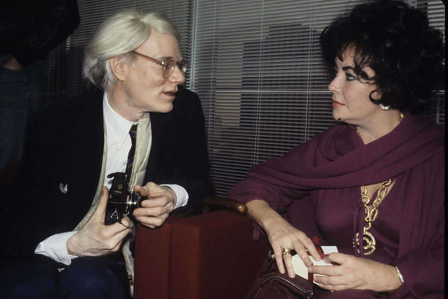 Avec Liz Taylor &agrave; New-York, 1978