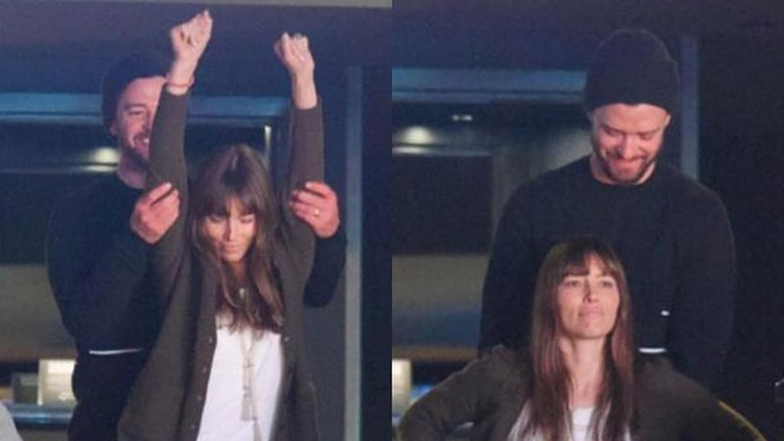 Justin Timberlake et Jessica Biel 