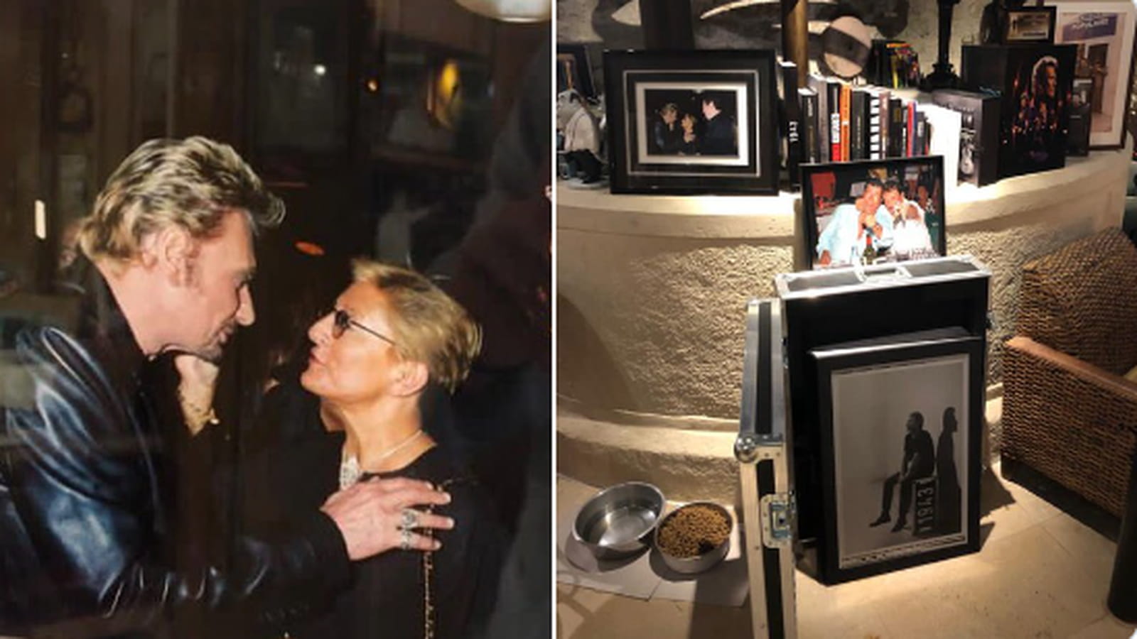 Johnny Hallyday et Isabelle Balkany