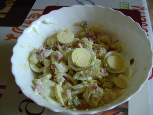 Salade piémontaise au poivron et gruyère