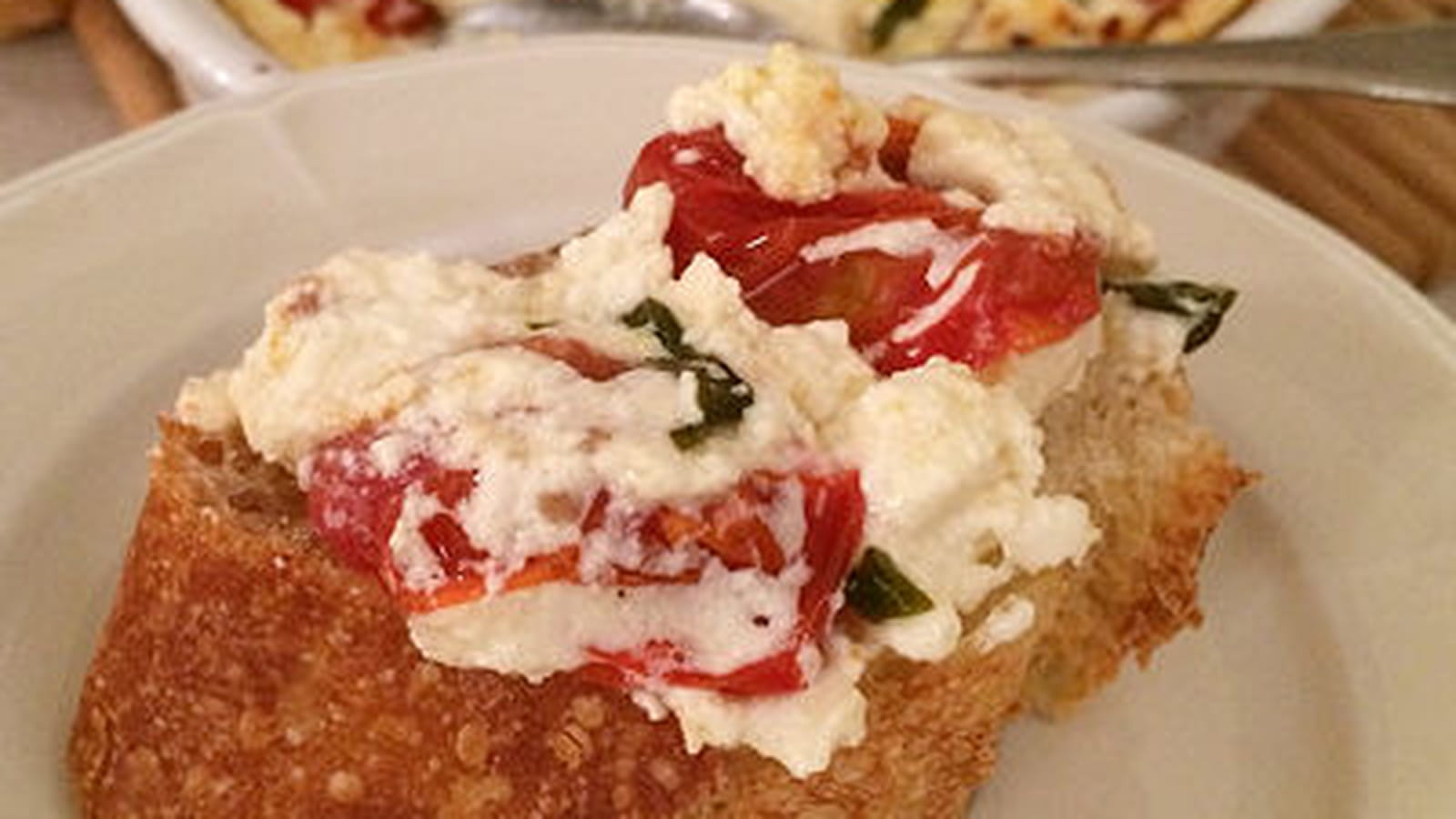 Dip chèvre, feta, ricotta et basilic