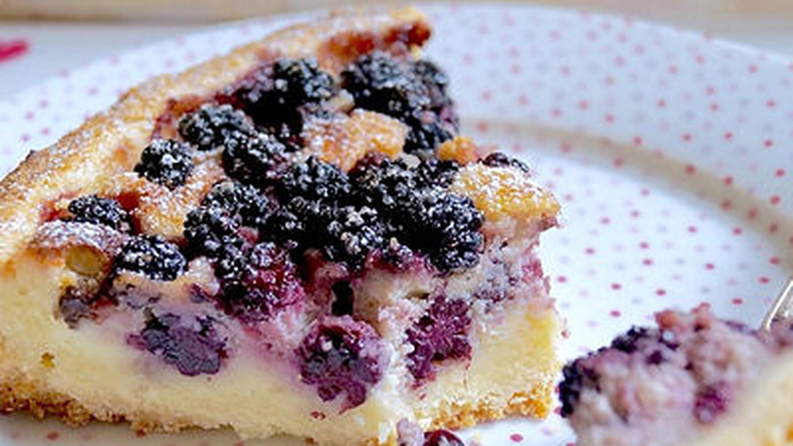 Tarte aux mûres à la crème d'amande