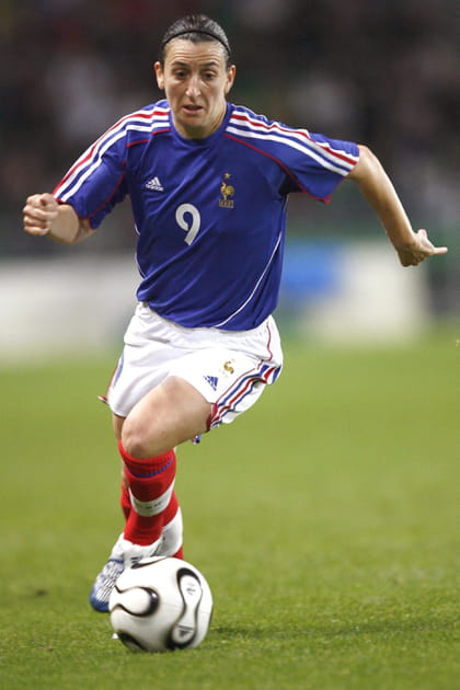 La joueuse de football Marinette Pichon &agrave; Rennes en 2006