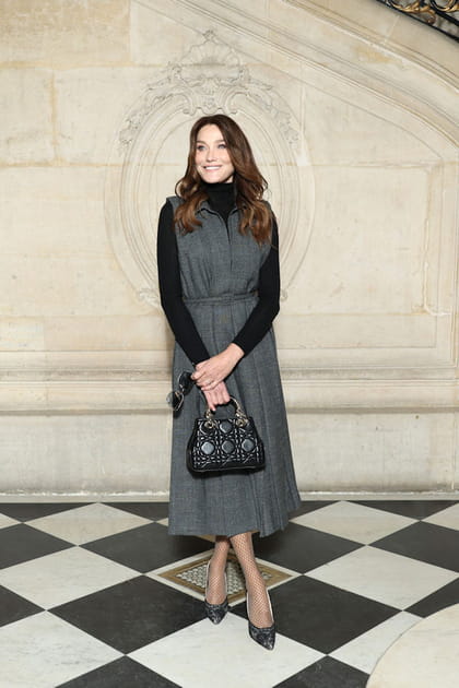 Carla Bruni au d&eacute;fil&eacute; Dior