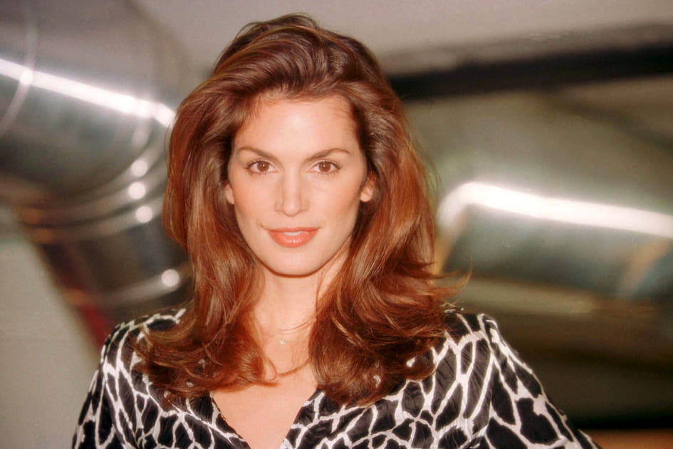 Le brushing glamour de Cindy Crawford