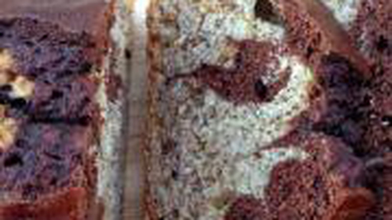 Banana bread marbré