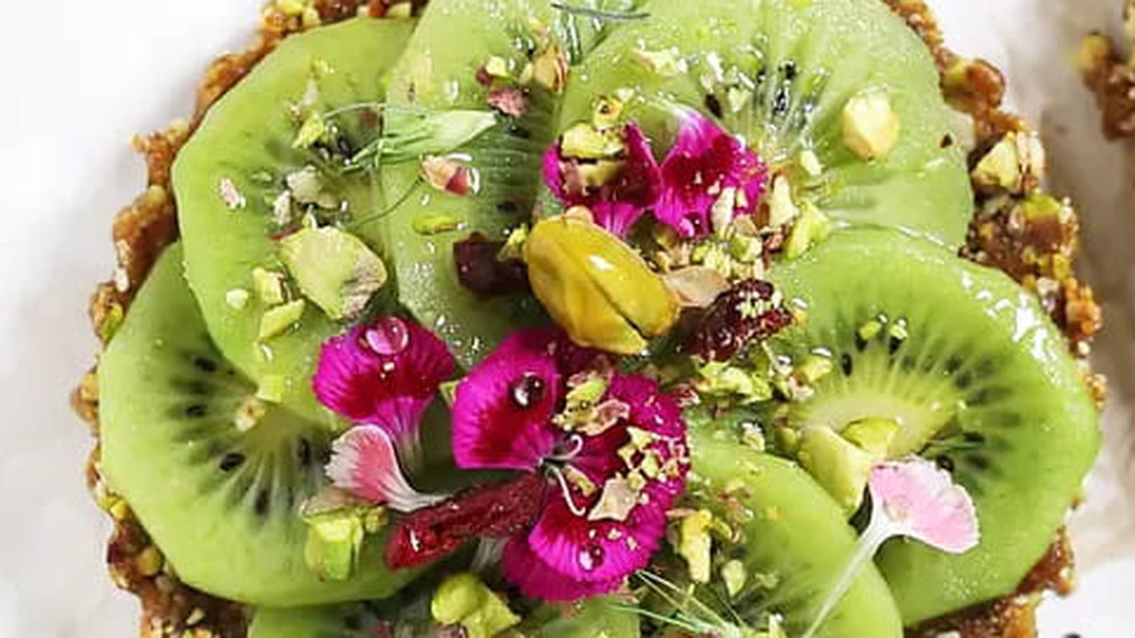 Tartelettes aux pistaches et au kiwi