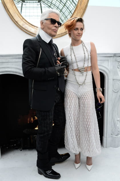 Kristen Stewart et Karl Lagerfeld