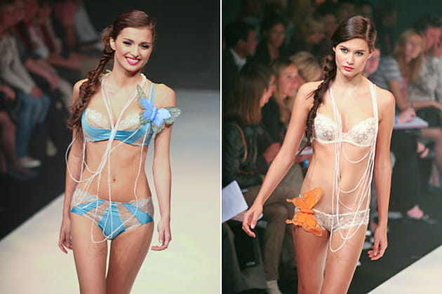 Sous une pluie en forêt : la sensualité