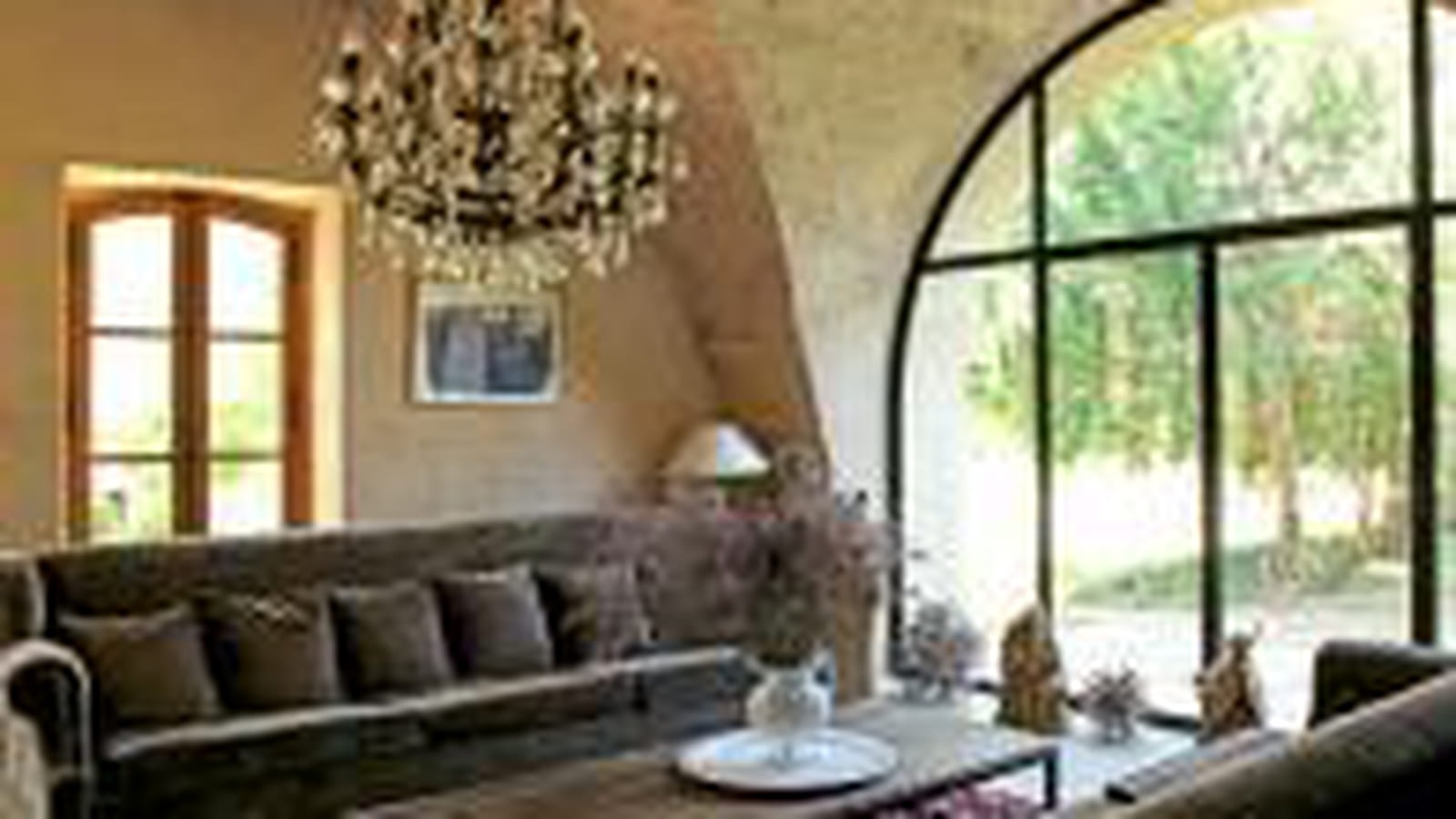 Salon avec verrière