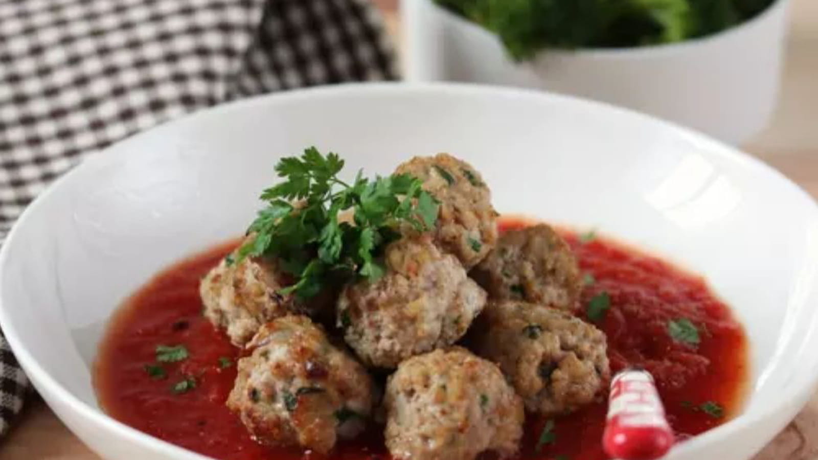Boulettes de veau La Vache qui rit, sauce tomate