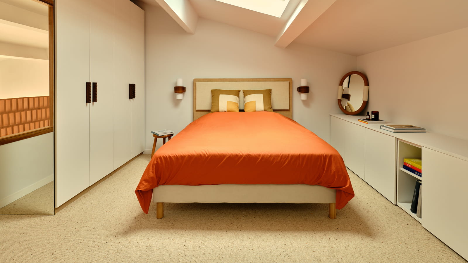 Chambre mezzanine après