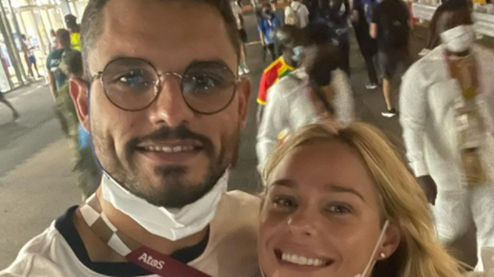 Florent Manaudou et Pernille Blume