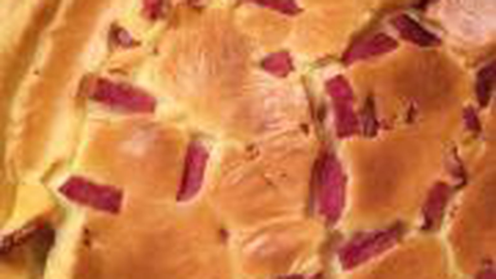 Quiche sans pâte au philadelphia et bacon fumé