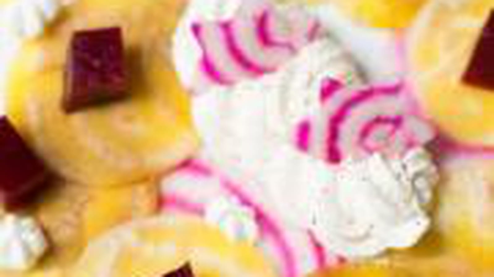 Salade betterave et crème de chèvre