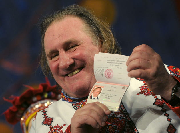 Gerard Depardieu obtient son passeport russe en 2013