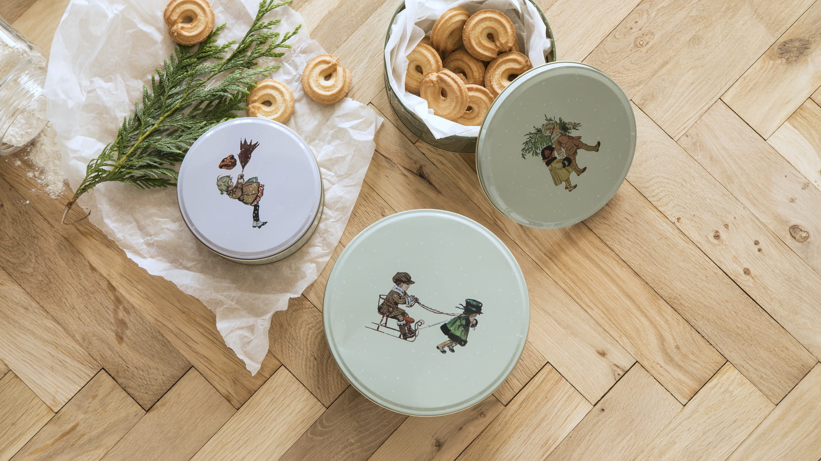 Boîtes à gâteaux vintage 