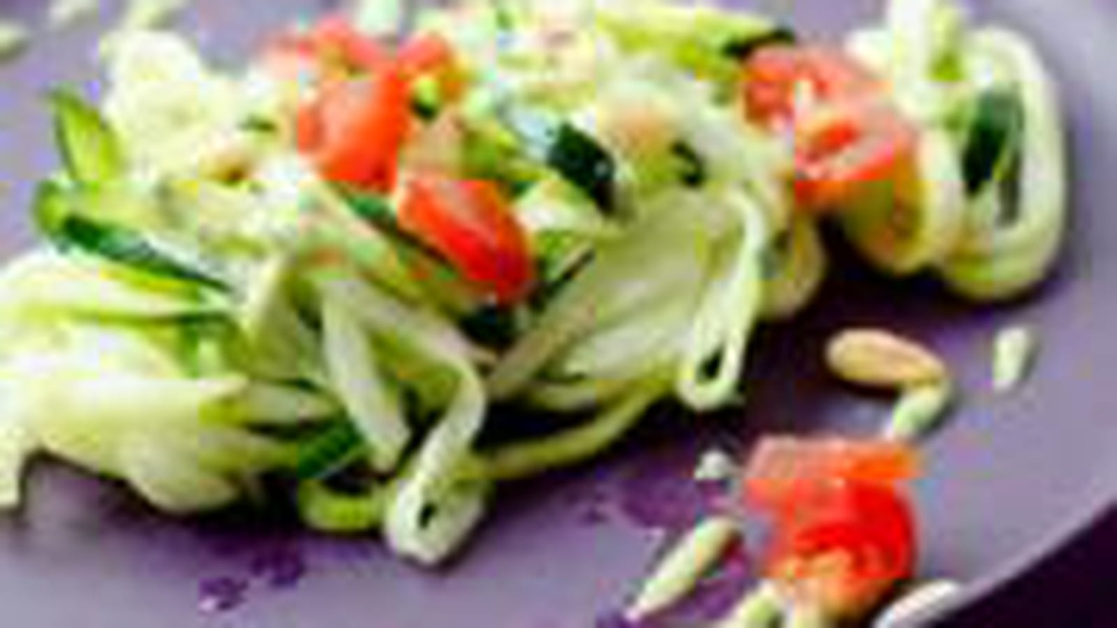 Linguine de courgettes