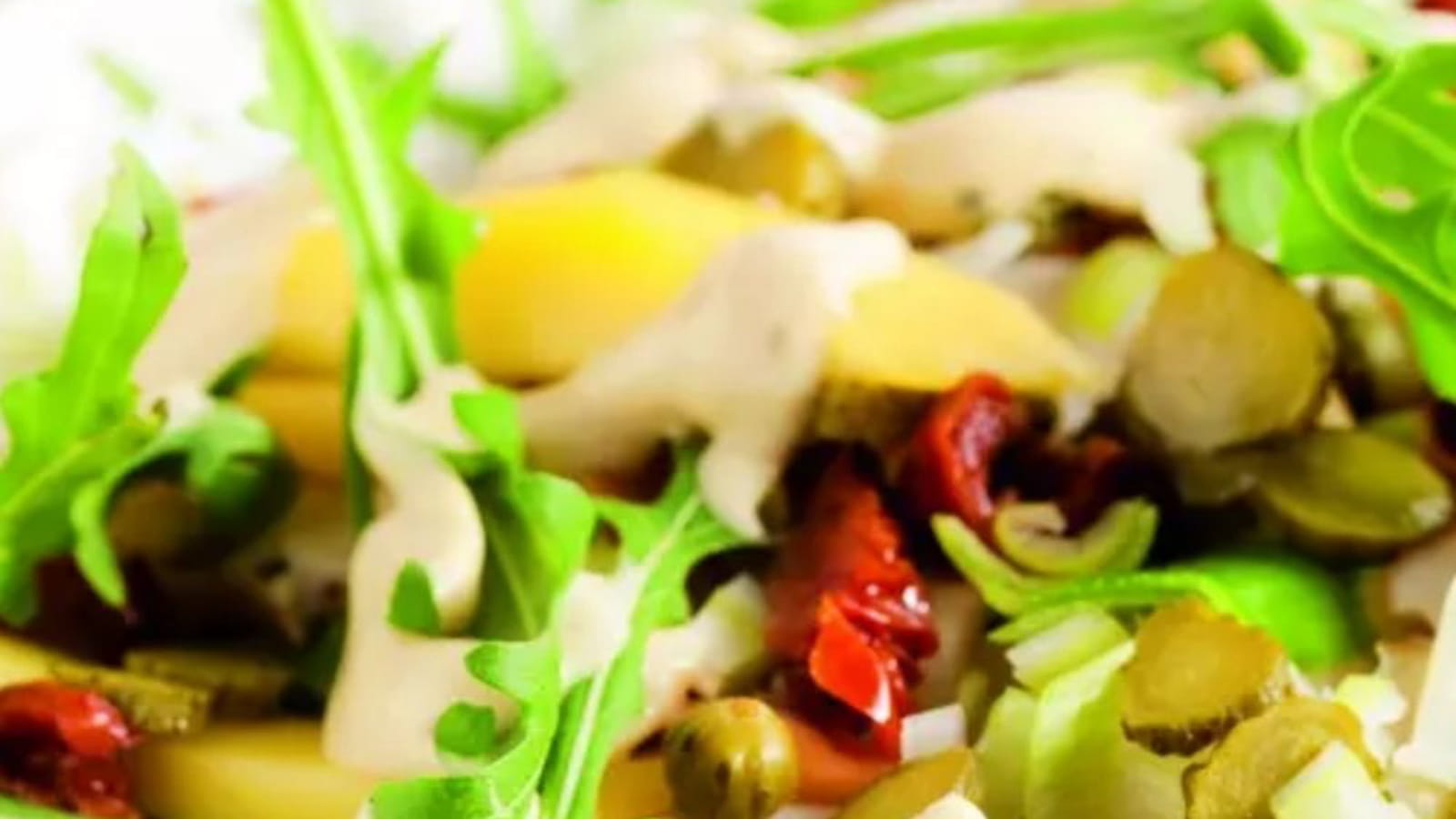 Salade poulet mangue