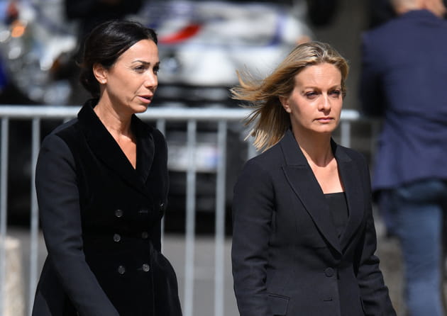 Audrey Crespo-Mara aux obs&egrave;ques de Mathilde Favier, &agrave; Paris