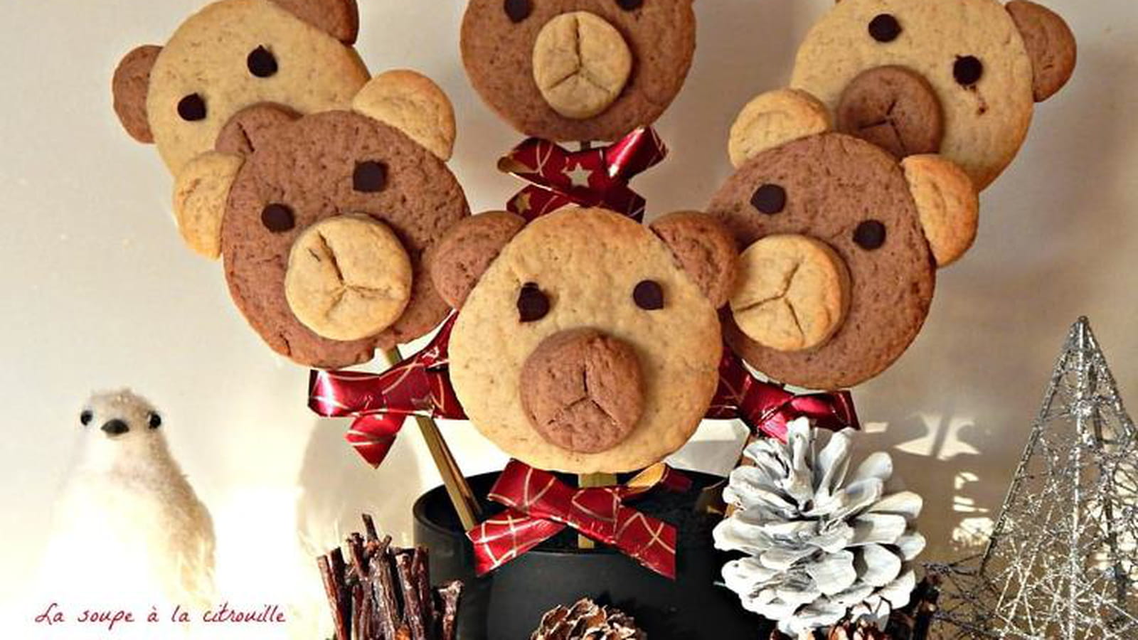 Biscuits oursons de Noël
