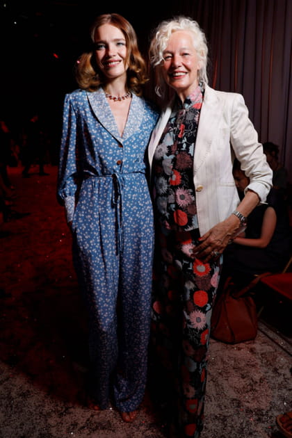 Natalia Vodianova et Ellen Von Unwerth au d&eacute;fil&eacute; Ulyana Sergeenko