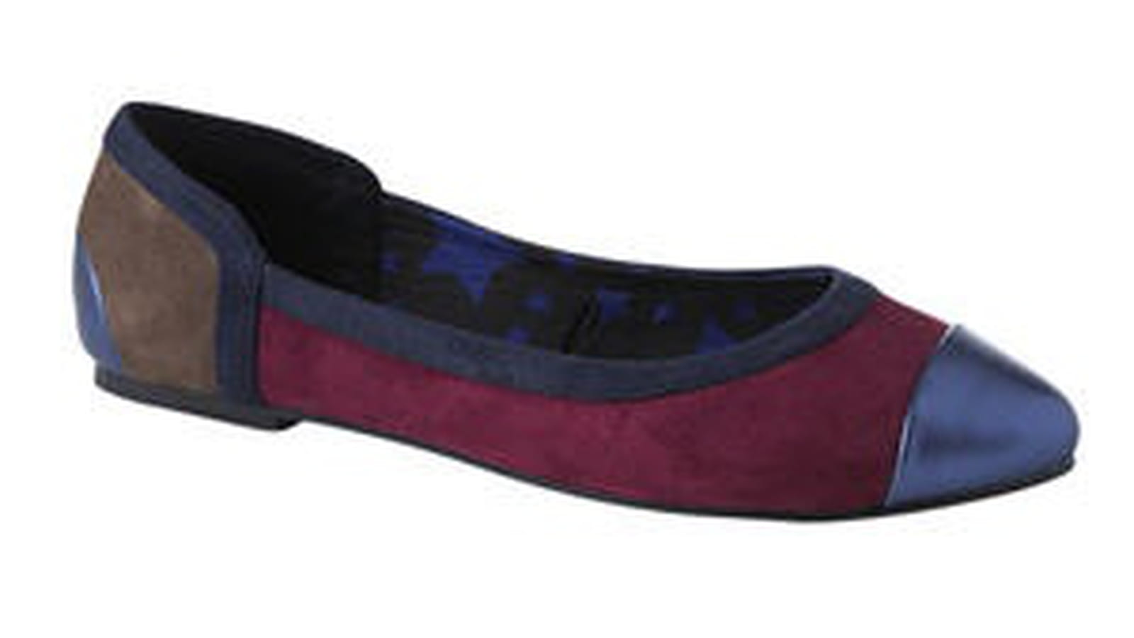 Ballerines tricolores de Promod