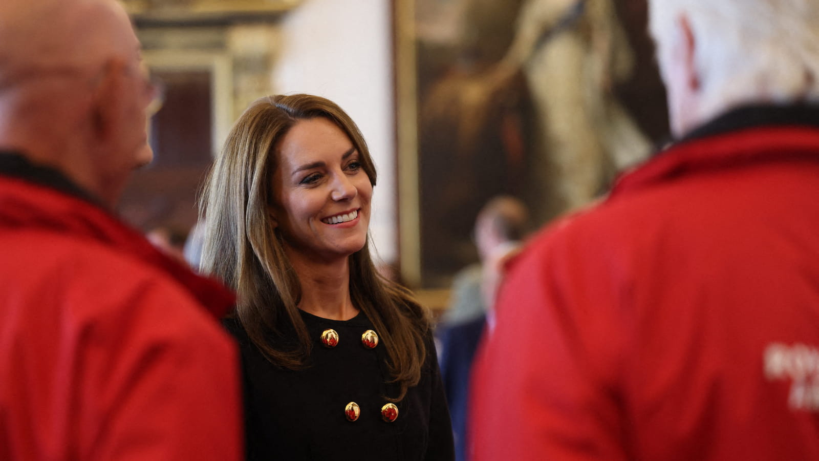 Kate Middleton souriante à Windsor