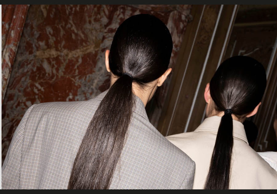 La queue-de-cheval basse de Victoria Beckham