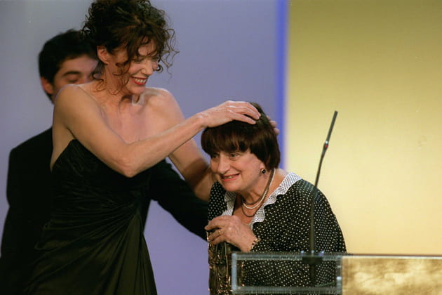 Jane Birkin et Agn&egrave;s Varda aux C&eacute;sars, 2001
