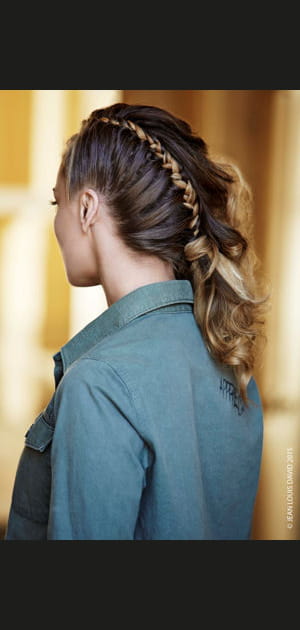 Le side hair tress&eacute; par Jean Louis David