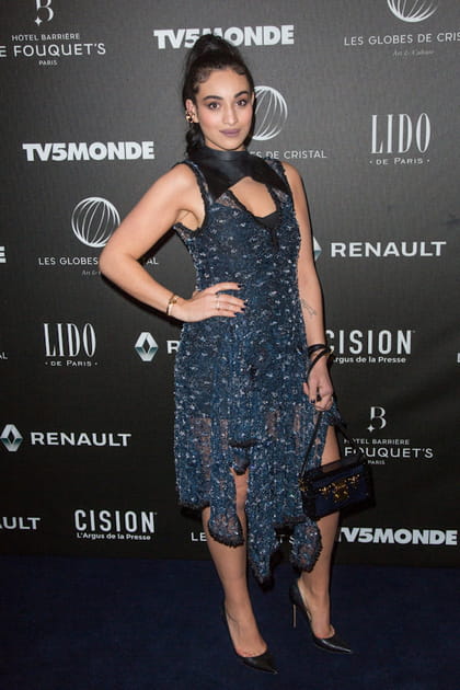 Camélia Jordana en robe fluide