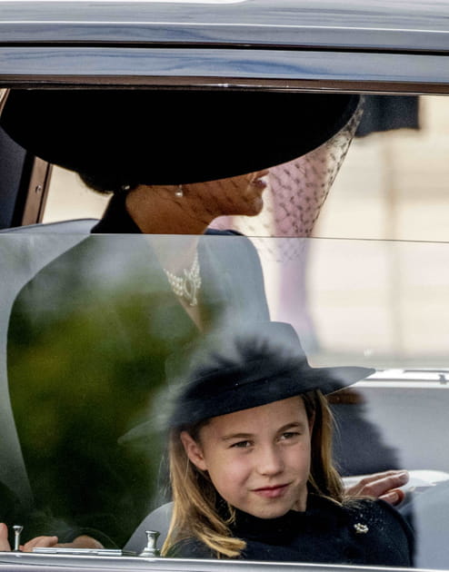 Princesse Charlotte - Funérailles d'Elizabeth II à l'Abbaye de Westminster