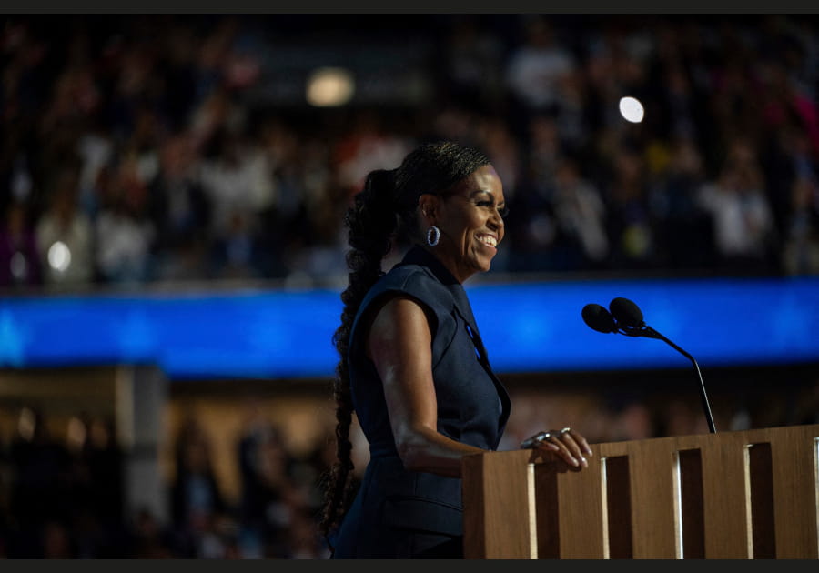 La tresse XXL de Michelle Obama