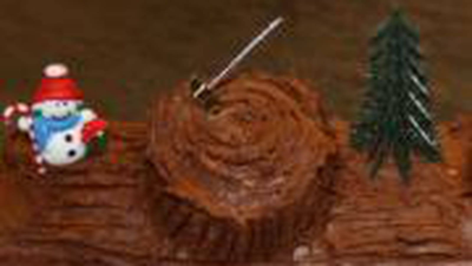 Bûche au chocolat