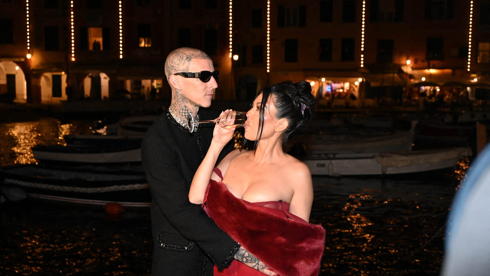 Travis Barker et Kourtney Kardashian