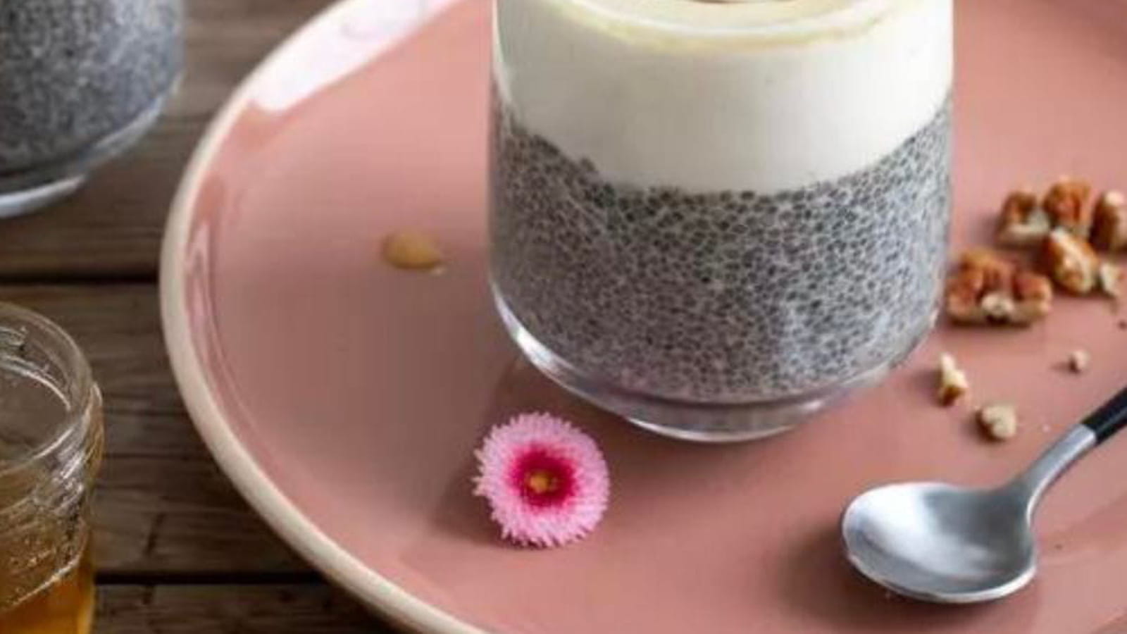 Verrines de chia et yaourt