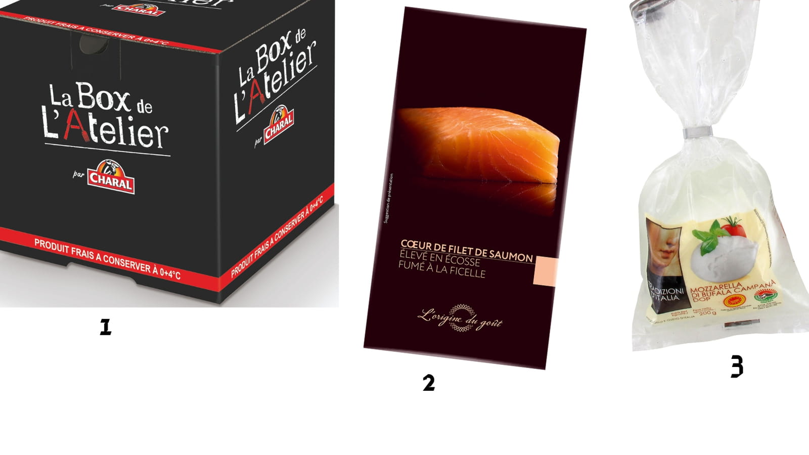 Viande, poisson ou fromage italien pour le plat